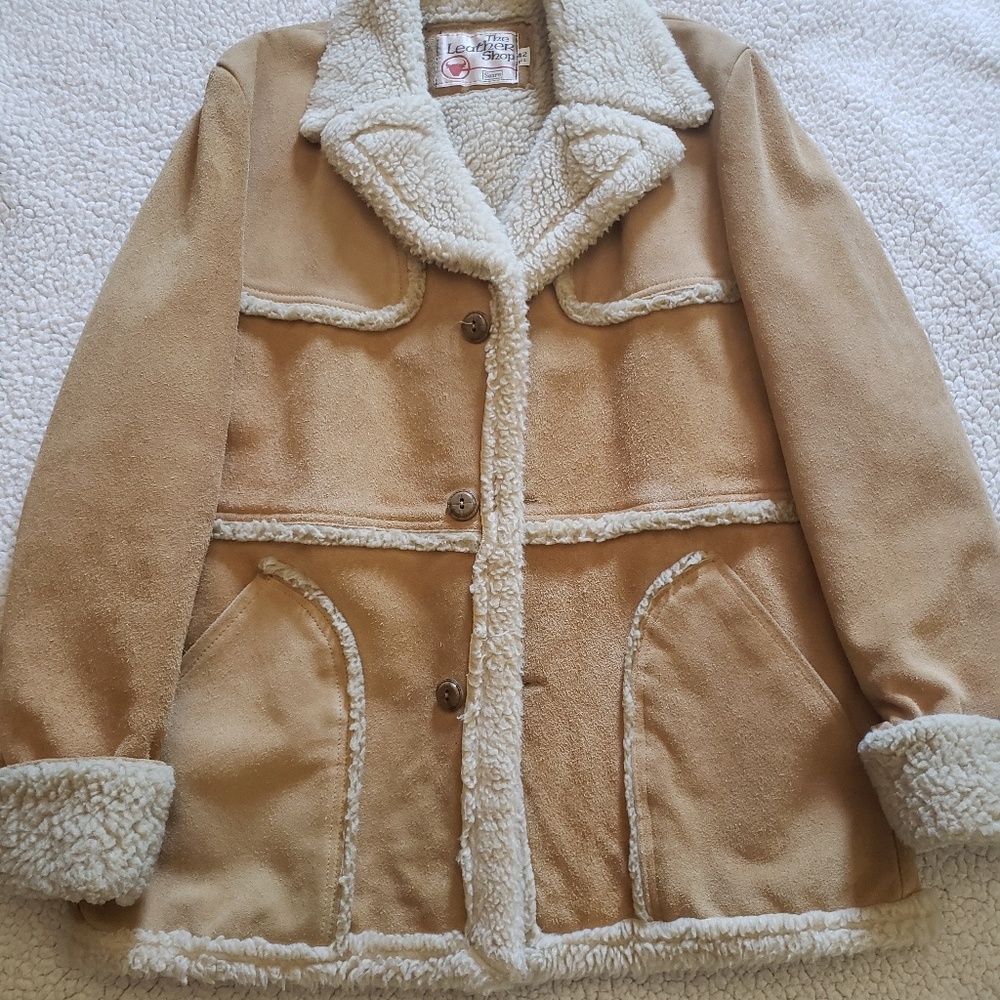 RARE! Vintage Suede Leather Jacket